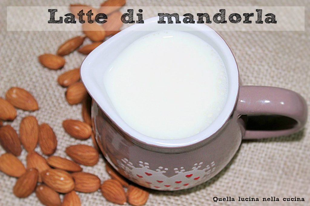 latte di mandorla bimby