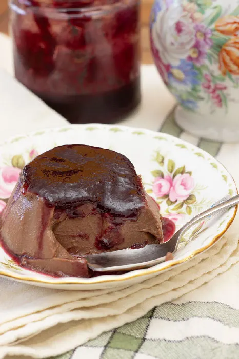 panna cotta al cioccolato