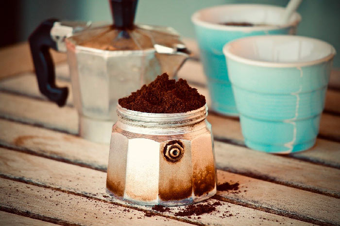 caffè con la moka