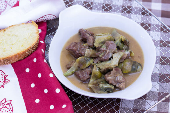 spezzatino con carciofi